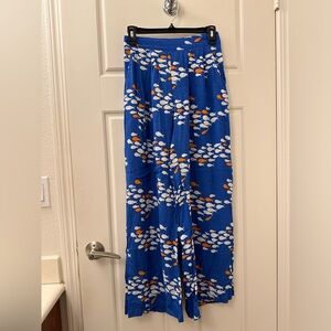 Fighting Eel fish print pants. Size XS